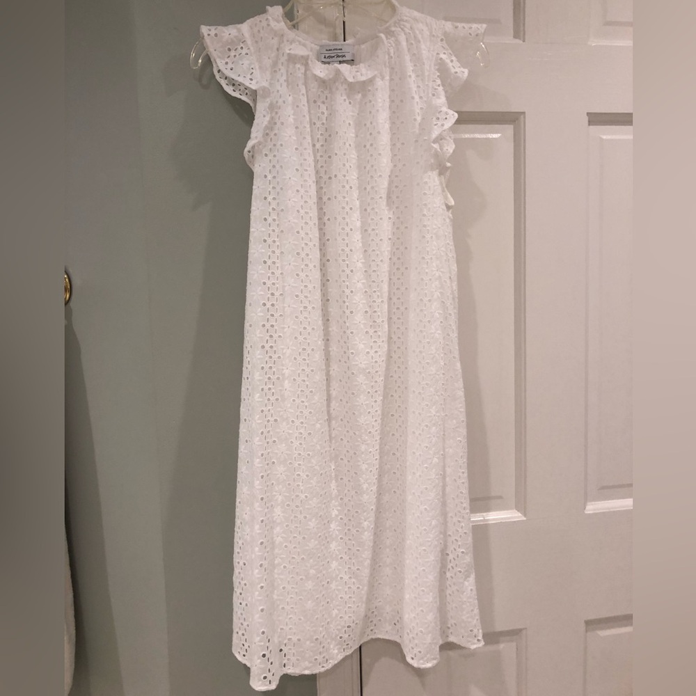 &Other Stories White Eyelet Dress